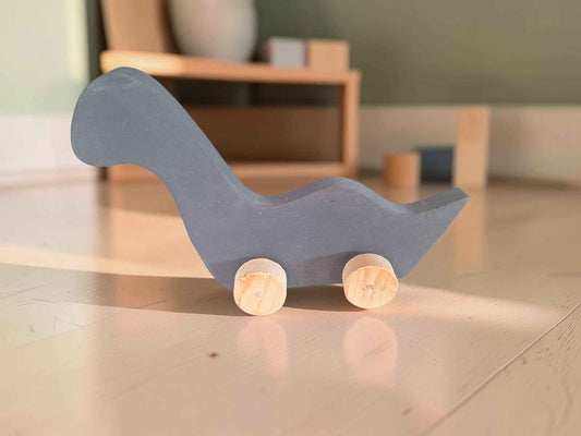 Wooden Dinosaur Push Toy
