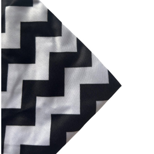 Black and white chevron