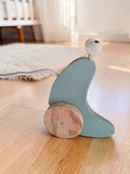Wooden Snail Push & Pull Toy