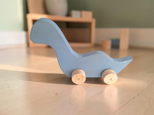 Wooden Dinosaur Push Toy