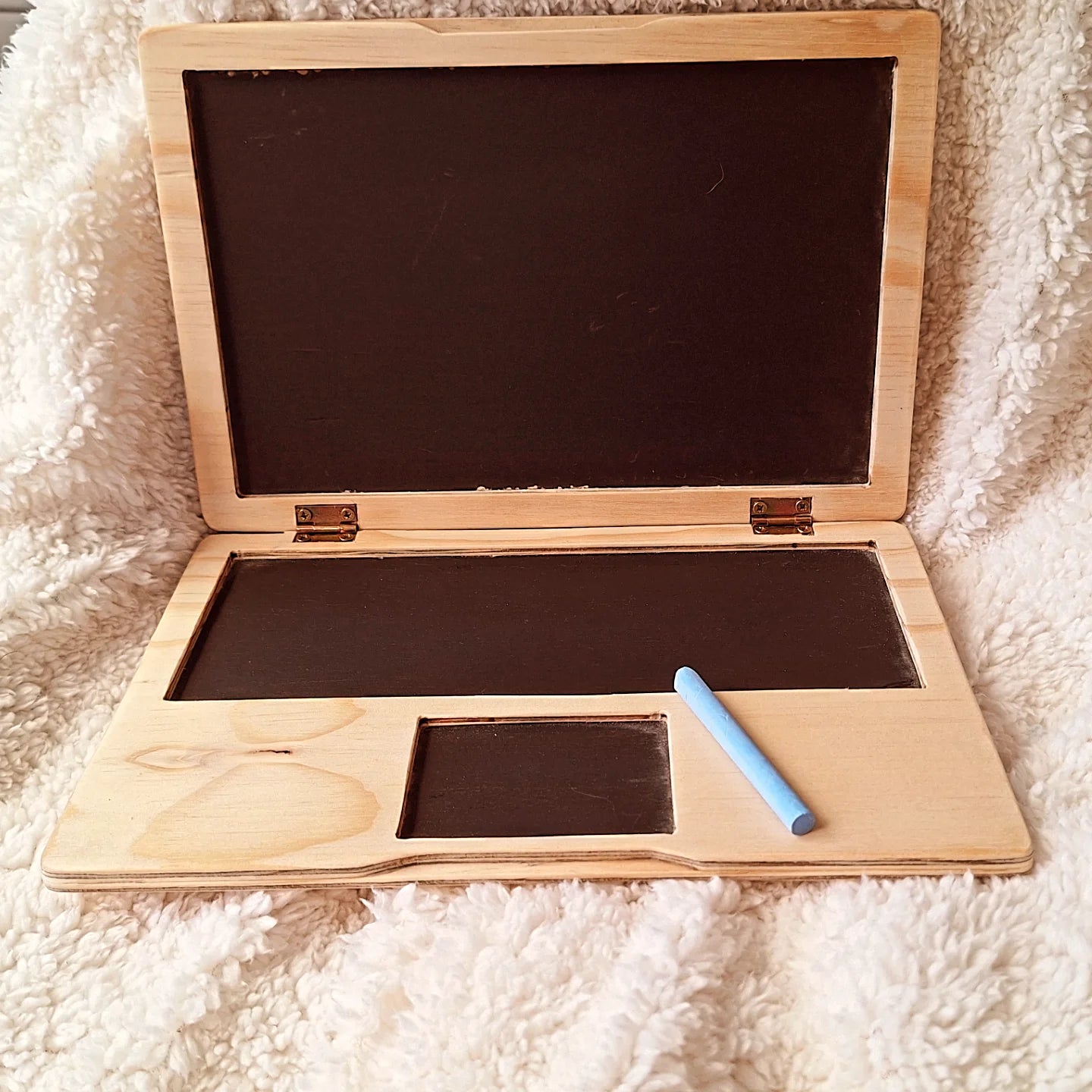 Wooden Chalkboard Laptop