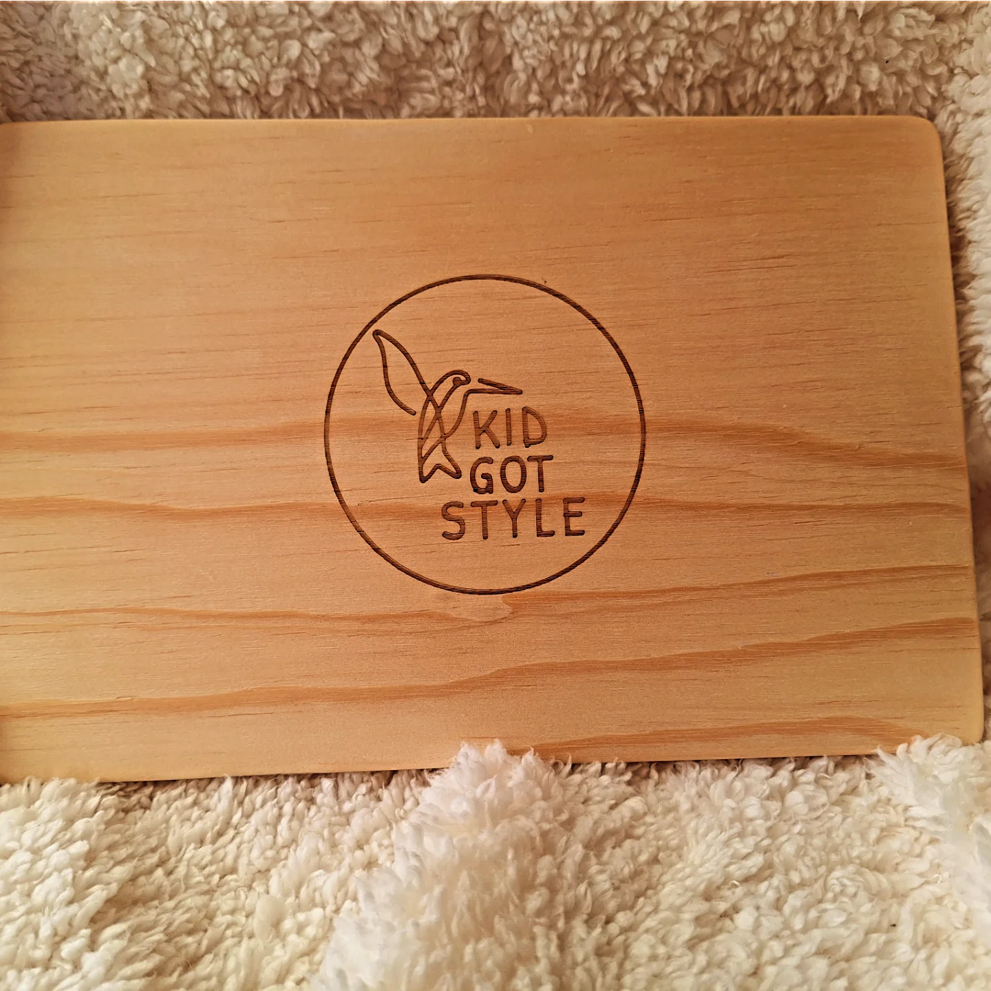 Wooden Chalkboard Laptop