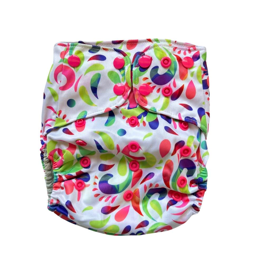 Colour Drops Pocket Cloth Diaper - Kid Got Style Nappies