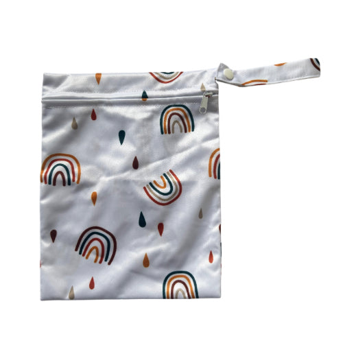 Rainbow themed mini wet bag 