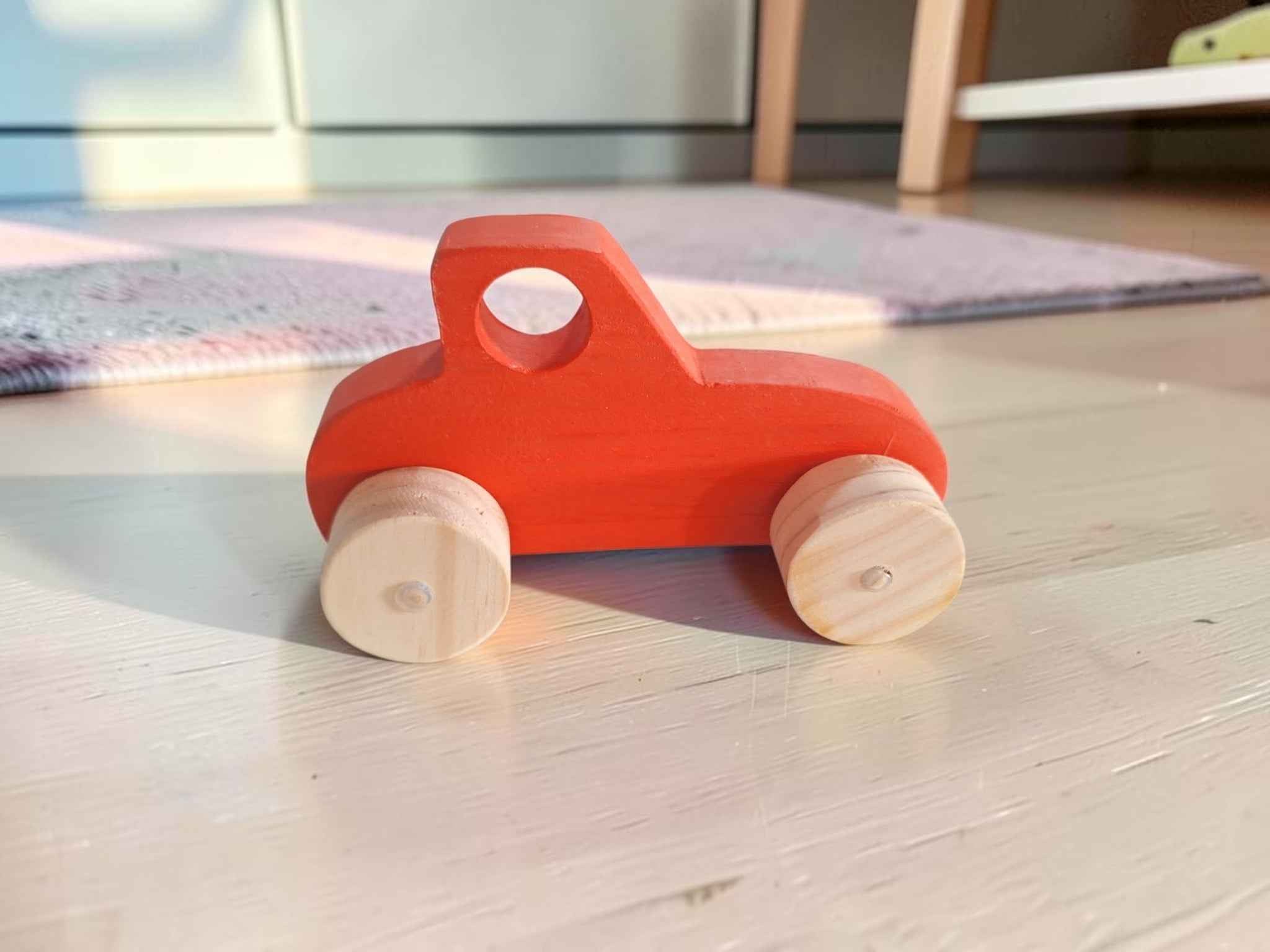 Wooden Vehicle Push Toy