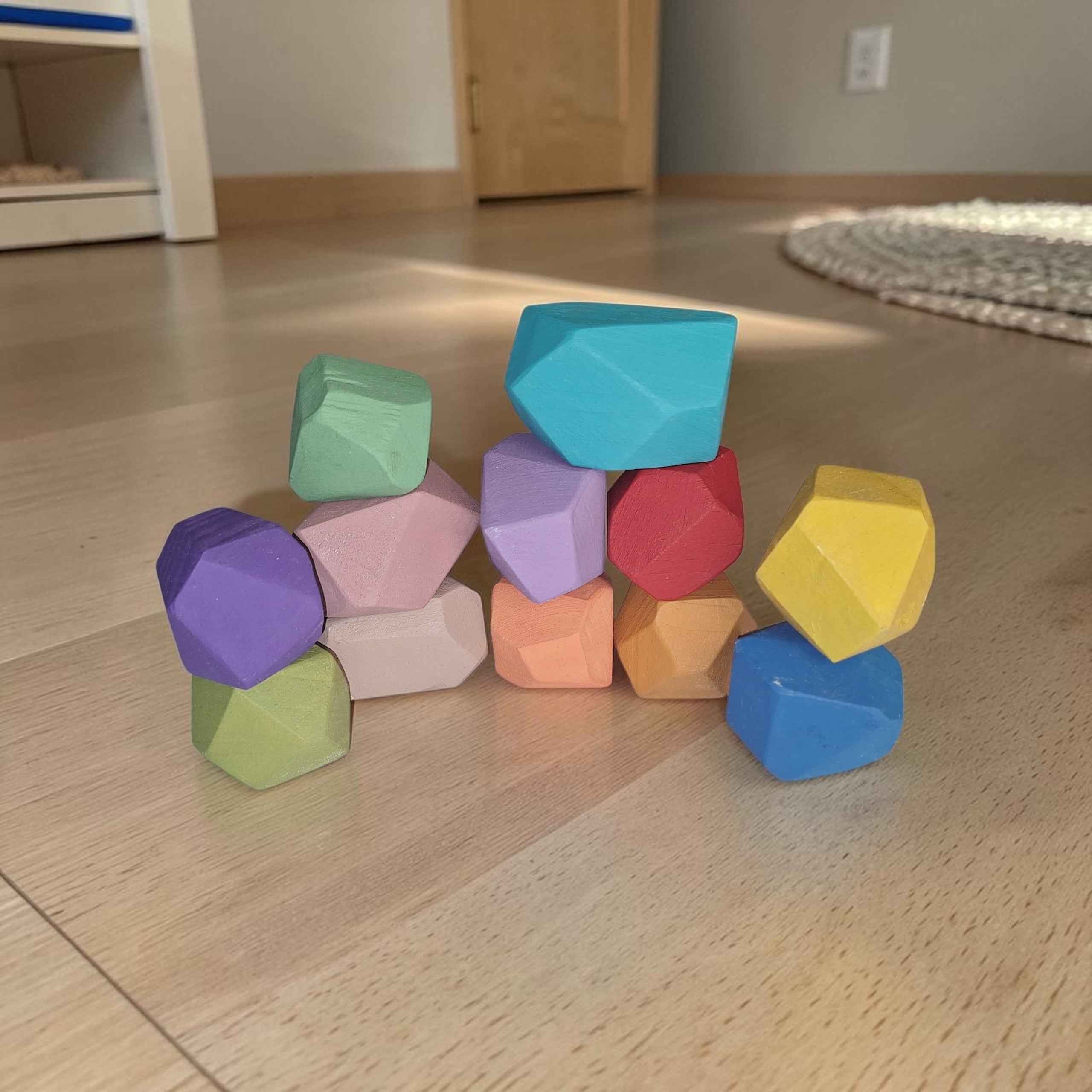 Wooden Stacking Stones