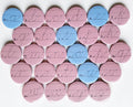 Magnetic Traceable Cursive Alphabet Tiles - Lowercase