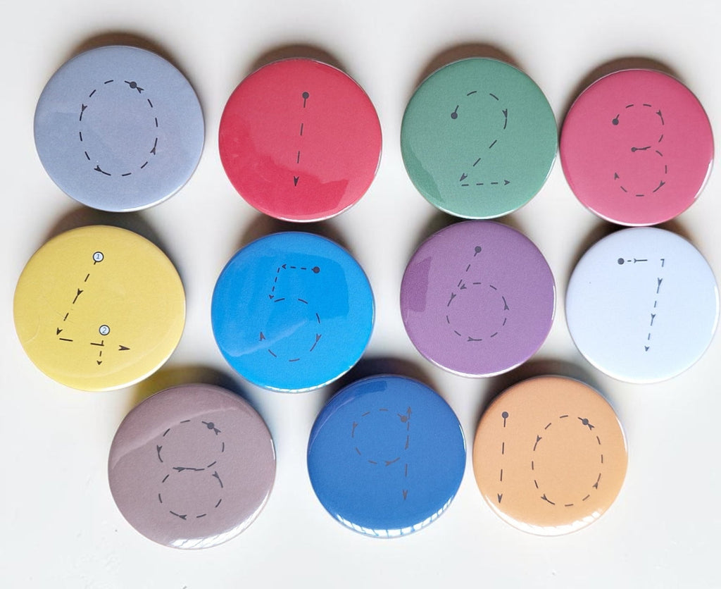 Magnetic Traceable Number Tiles